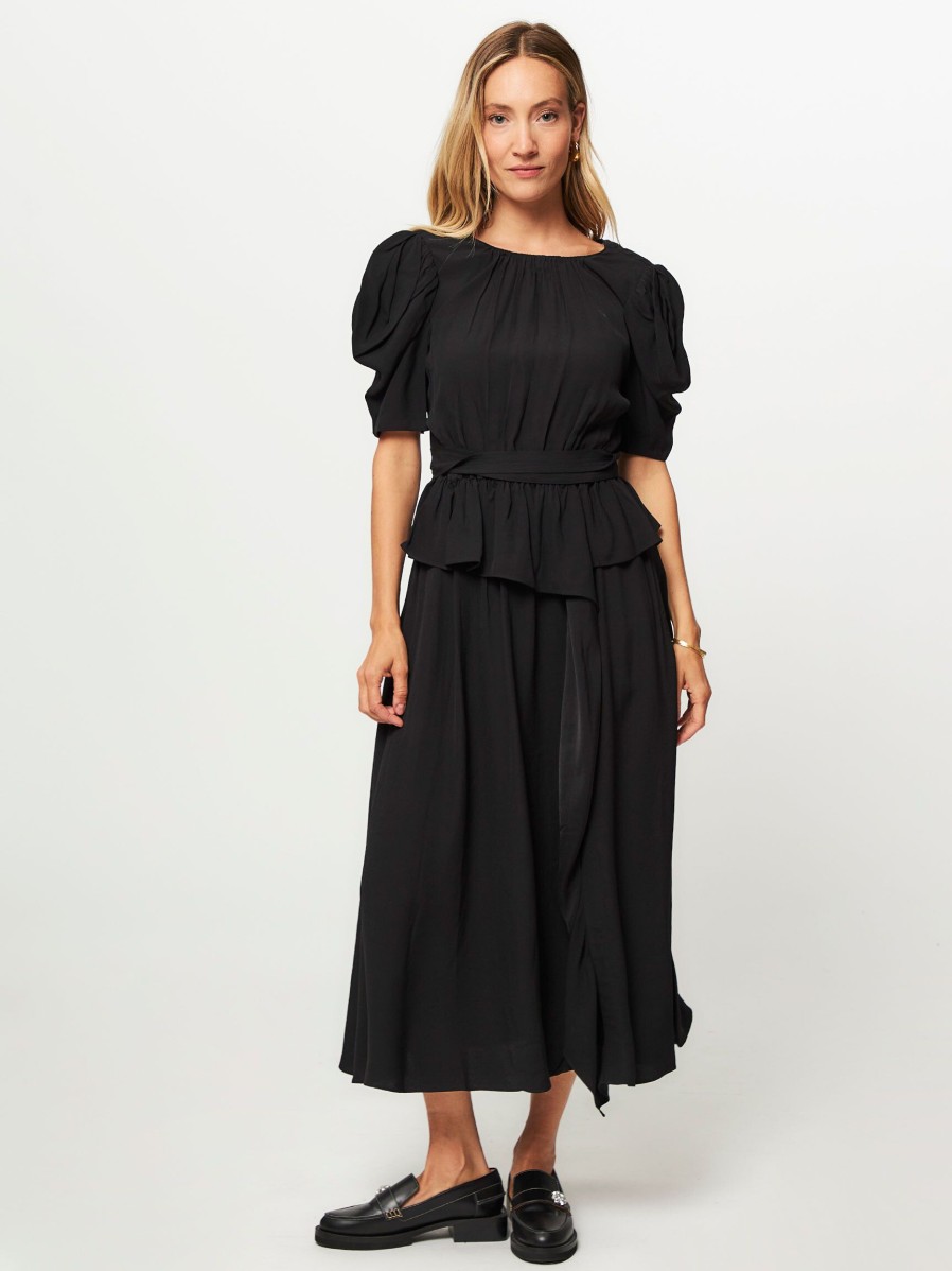 Women Ulla Johnson Dresses And Tunics | Marion, Viscose Dress Black