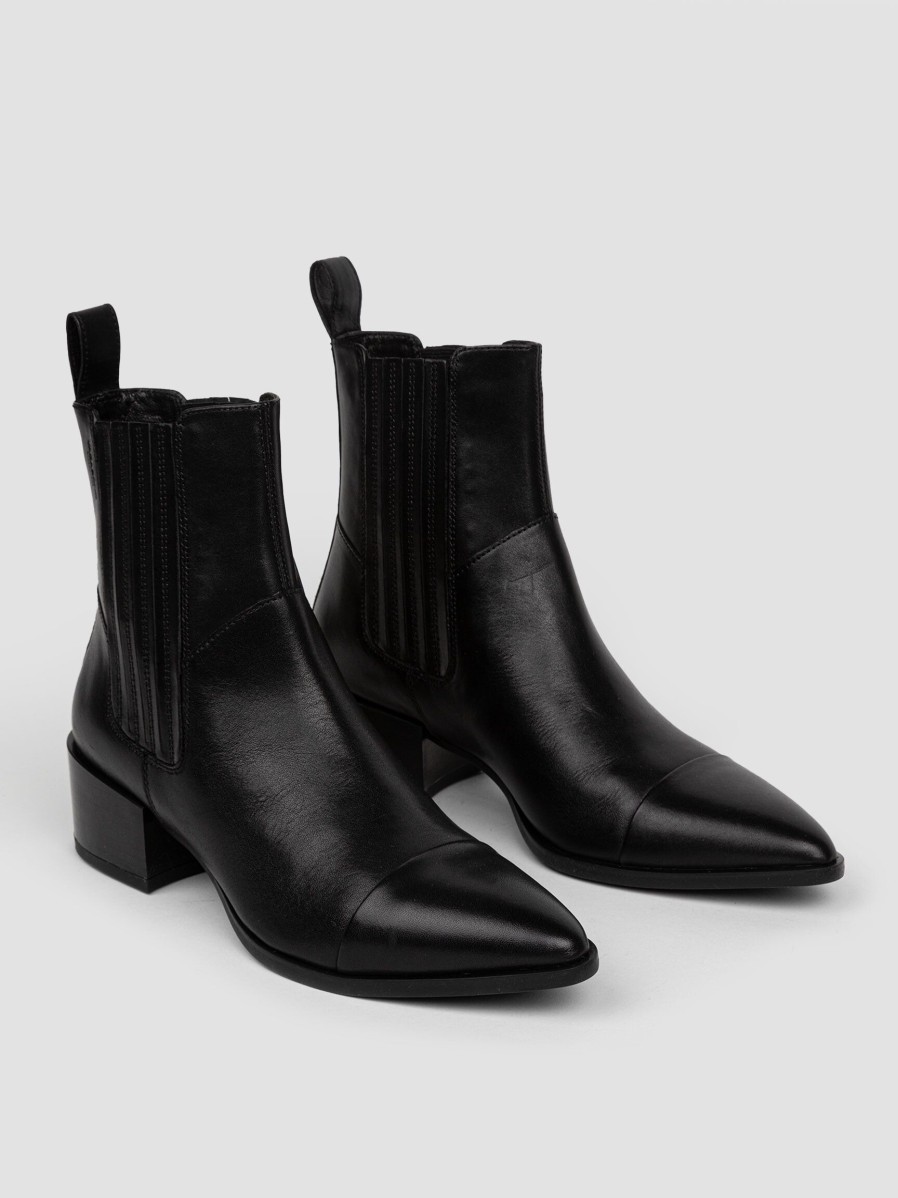 Women Vagabond Shoemakers Boots | Marja, Leather Ankle Boots Black