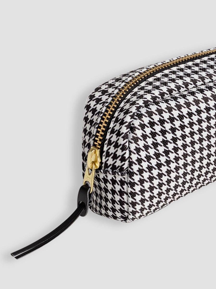 Women Wouf Bags | Celine, Woven Make-Up Bag With Print Black