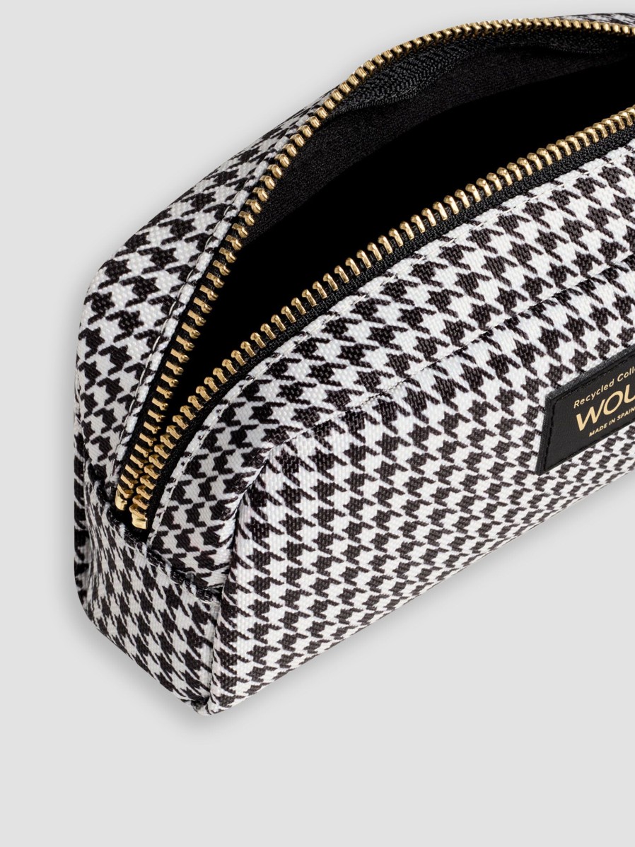 Women Wouf Bags | Celine, Woven Make-Up Bag With Print Black