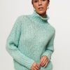 Women Frnch Sweaters And Cardigans | Noah, Mohair Mix Jumper Turquoise