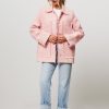 Women Samsoe Samsoe Blazers And Jackets | Tessa, Cotton Mix Tweed Jacket Pink