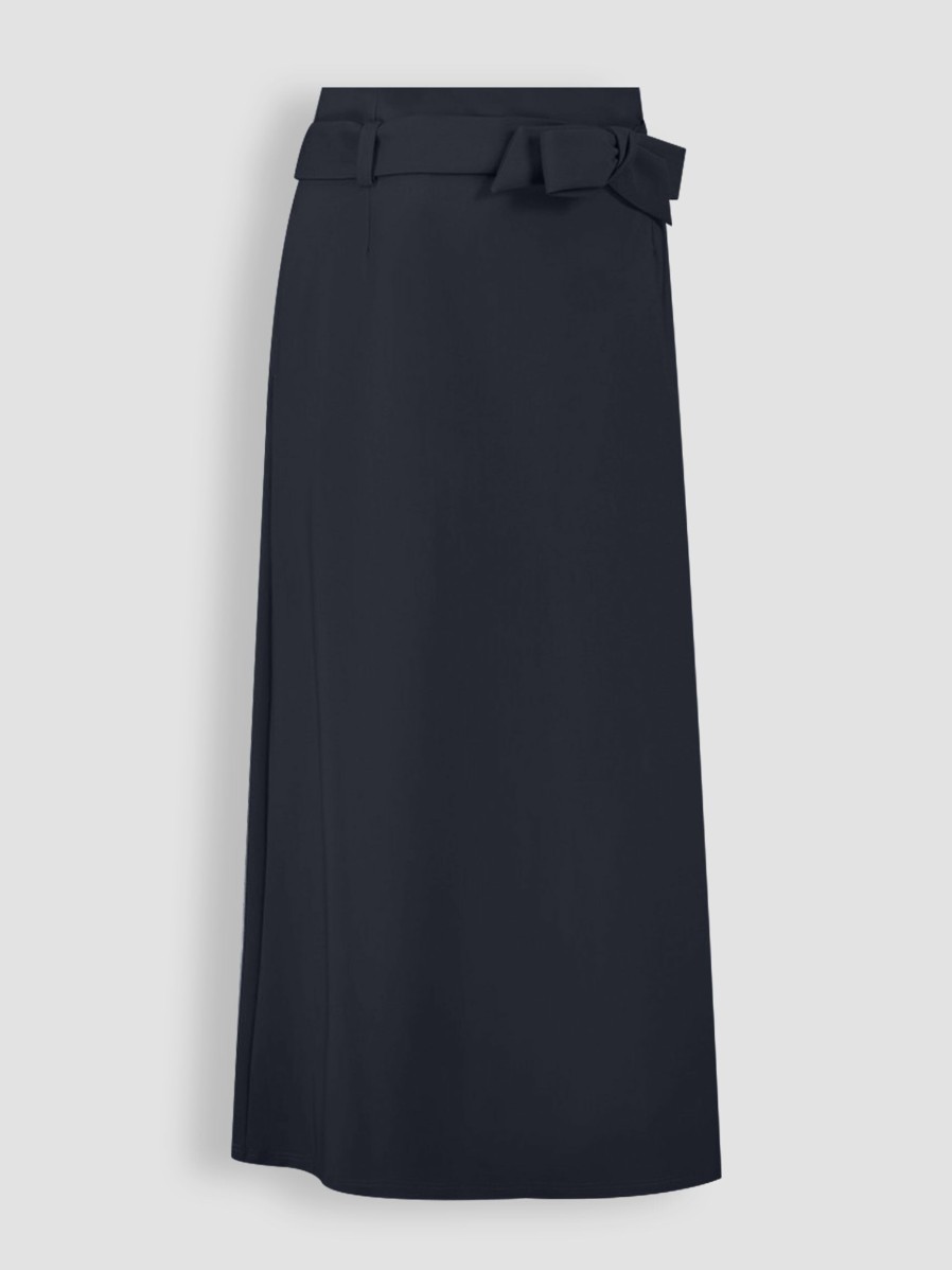 Women Studio Anneloes Skirts | Meggie, Bonded Travel Jersey Skirt Dark Blue