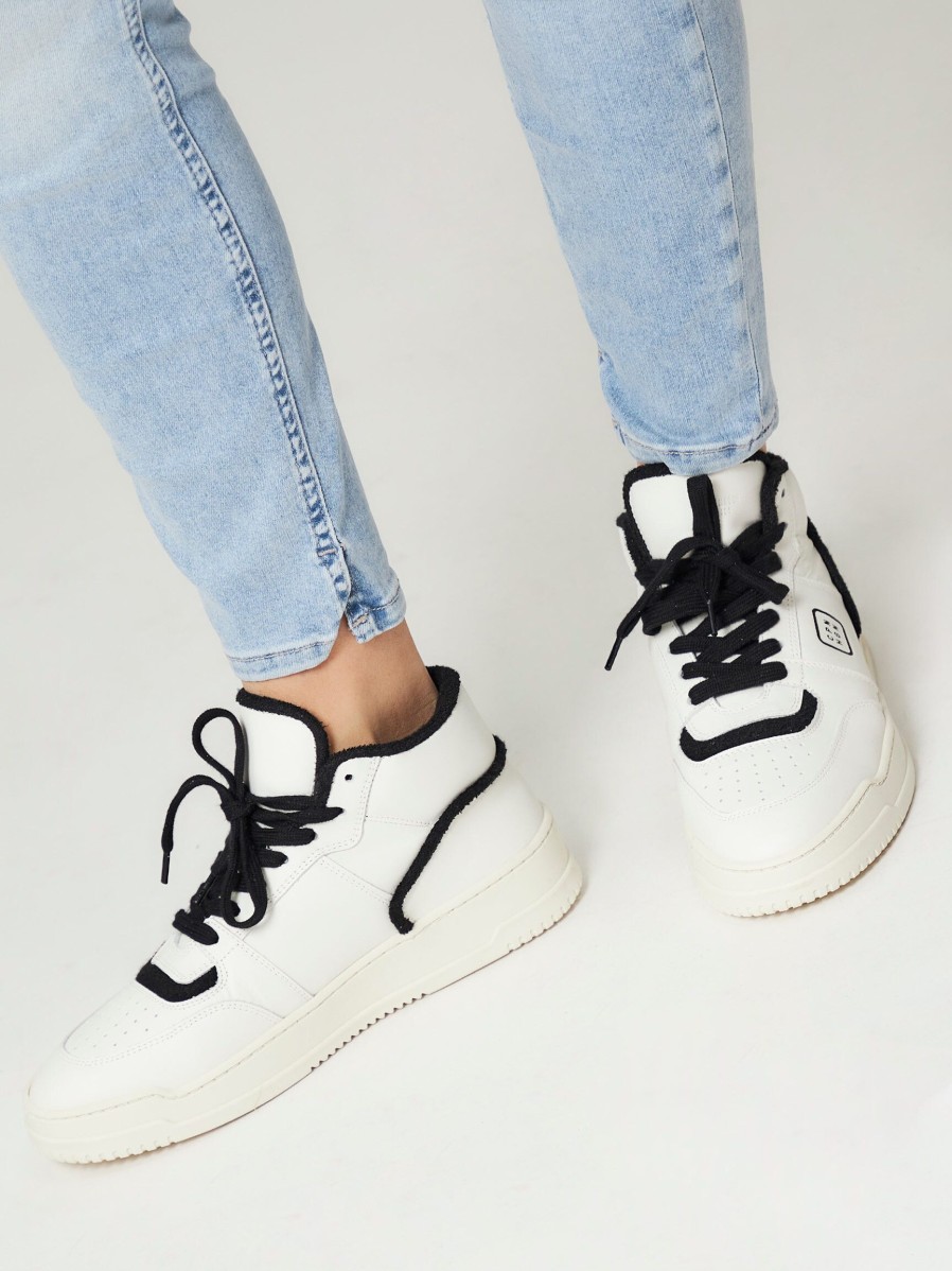 Women Copenhagen Sneakers | Cph196, Leather High Sneakers White