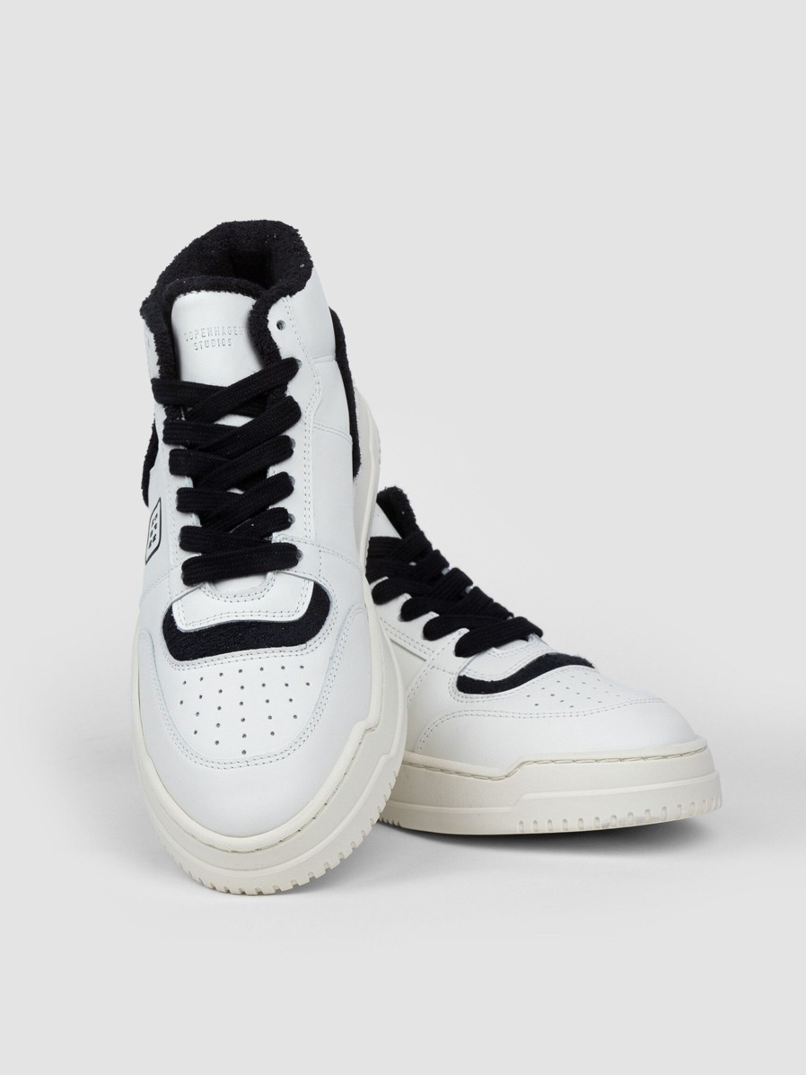 Women Copenhagen Sneakers | Cph196, Leather High Sneakers White