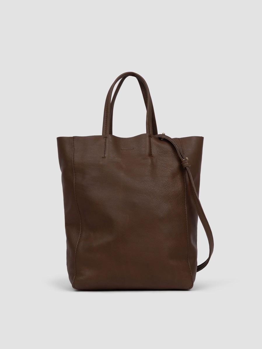 Women Anonymous Copenhagen Bags | Linea, Leather Shoulderhand Bag Brown