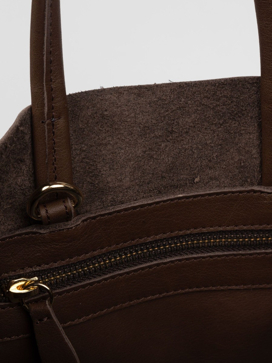 Women Anonymous Copenhagen Bags | Linea, Leather Shoulderhand Bag Brown