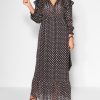 Women Scotch & Soda Women Dresses And Tunics | Woven Dress With Print Black