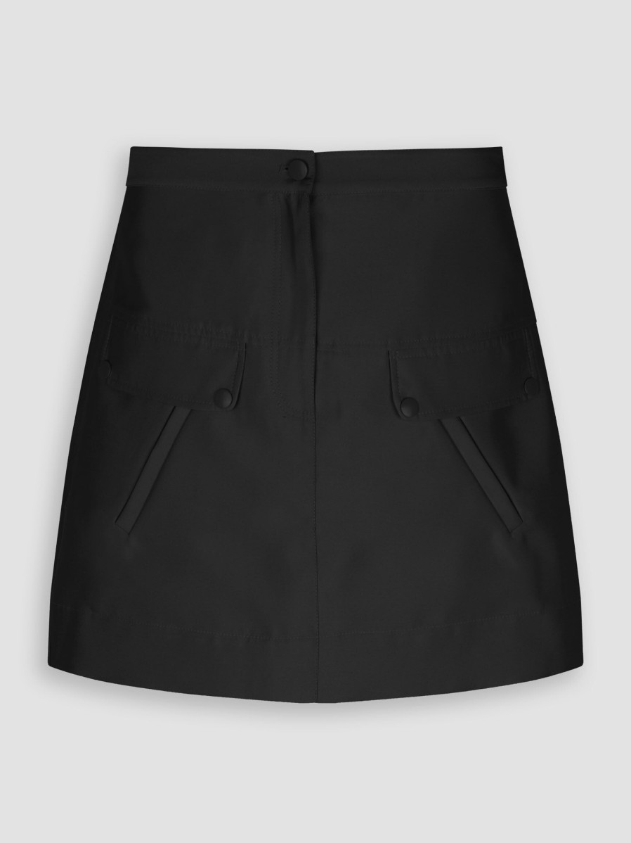 Women Second Female Skirts | Salma, Woven Skirt Black