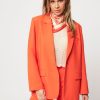 Women Modstrom Blazers And Jackets | Gale, Rayon Mix Blazer Orange