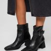 Women Vagabond Shoemakers Boots | Hedda, Leather Low Boots Black