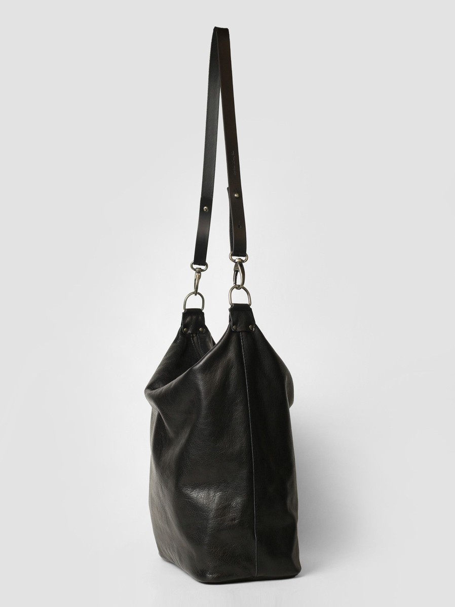 Women Ellen Truijen Bags | Chuncky M, Leather Crossbody Bag Black