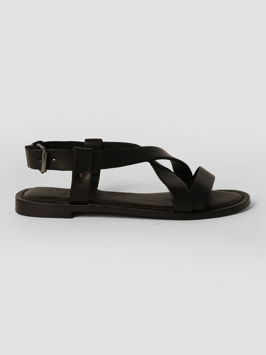 Women Ivylee Copenhagen Sandals | Laura, Leather Sandals Black