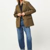 Women Closed Blazers And Jackets | Lola, Wool Mix Blazer Army