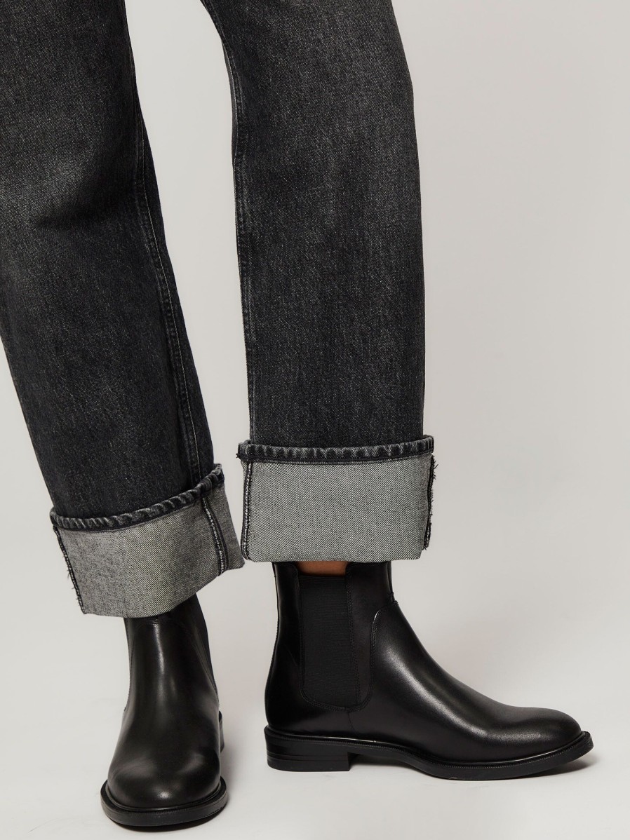 Women Anonymous Copenhagen Boots | Kikie, Leather Chelsea Boots Black