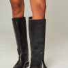 Women Anonymous Copenhagen Boots | Semih, Leather High Boots Black