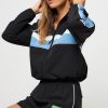 Women Ganni Home And Sportswear | Geweven Logo Sport Jacket Black