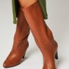 Women Ivylee Copenhagen Boots | Veronica, Leather High Boots Camel