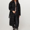 Women Welter Shelter Outerwear | Rachel, Technical Padded Parka With Pattern Dark Blue