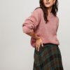 Women Knit-ted Sweaters And Cardigans | Stephanie, Mohair Mix Jumper Dusty Pink