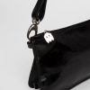 Women Ellen Truijen Bags | Hipster, Patent Leather Shoulder/Crossbody Bag Black