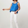 Women Co'Couture Tops And Blouses | Callum, Modal Mix Top Cobalt