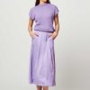 Women Studio Anneloes Skirts | Daphne, Viscose/Rayon Mix A-Lijn Skirt Lilac