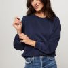 Women My Essential Wardrobe Sweaters And Cardigans | Modal Mix Super Soft Sweater Dark Blue