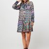 Women Suncoo Dresses And Tunics | Camy, Woven Dress With Print Lilac