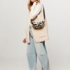 Women Wouf Bags | Arctic, Teddy Shoulderbum Bag With Pattern Off White