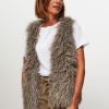 Women Summum Blazers And Jackets | Woven Fake Fur Gilet Grey