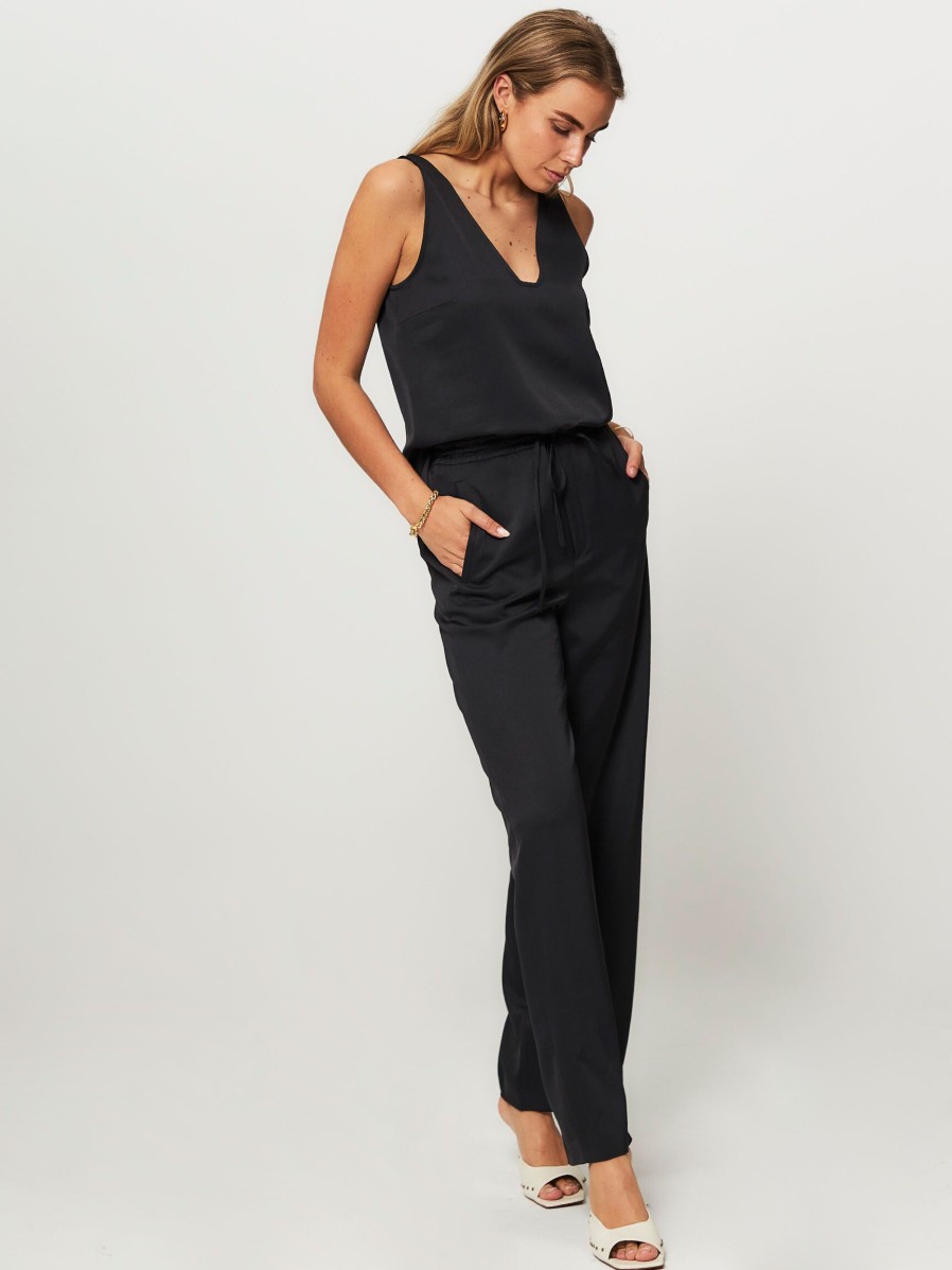 Women Drykorn Pants And Jumpsuits | Aylen, Woven Jumpsuit Black