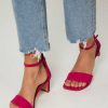 Women Vagabond Shoemakers Sandals | Luisa, Suede Sandals Bright Pink