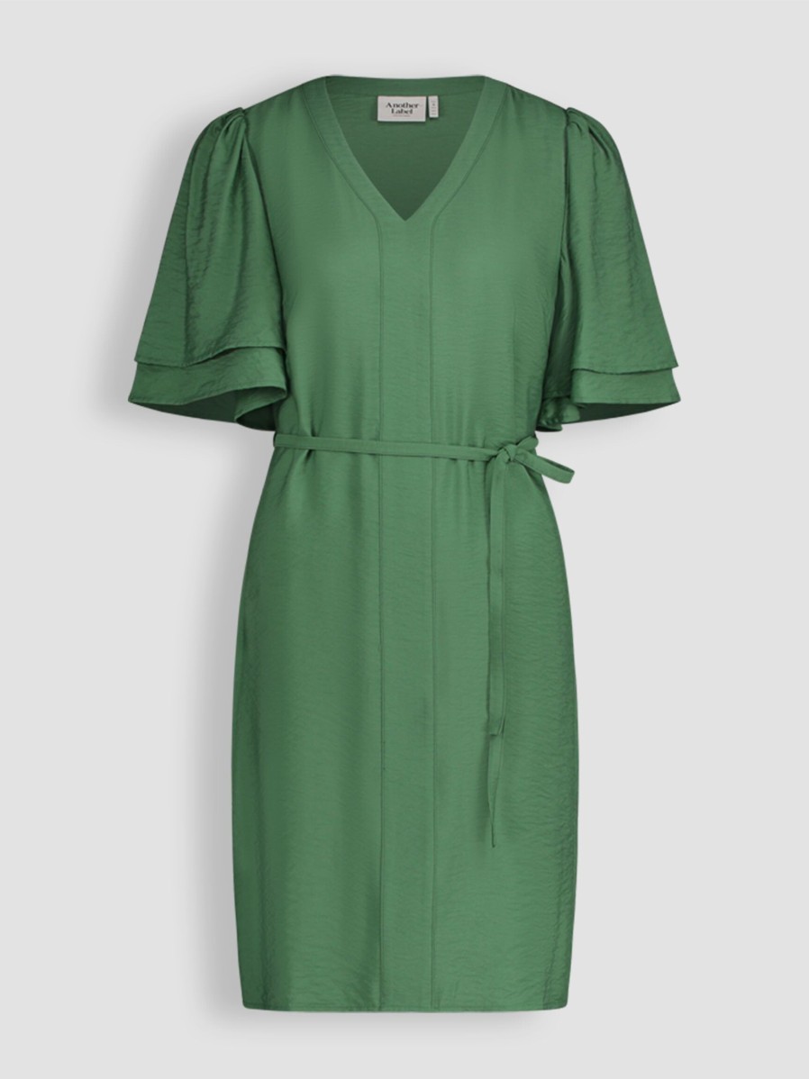 Women Another-Label Dresses And Tunics | Juin, Viscose Mix Dress Green