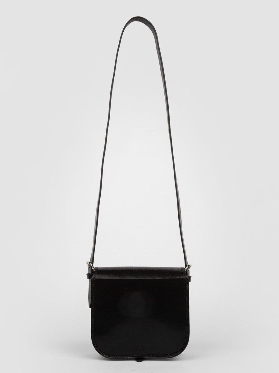 Women Bellerose Bags | Stella, Leather Cross Body Bag Black