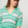 Women Gloria! Gloria! Tops And Blouses | Wonder, Organic Cotton Mix Knitted Top Green