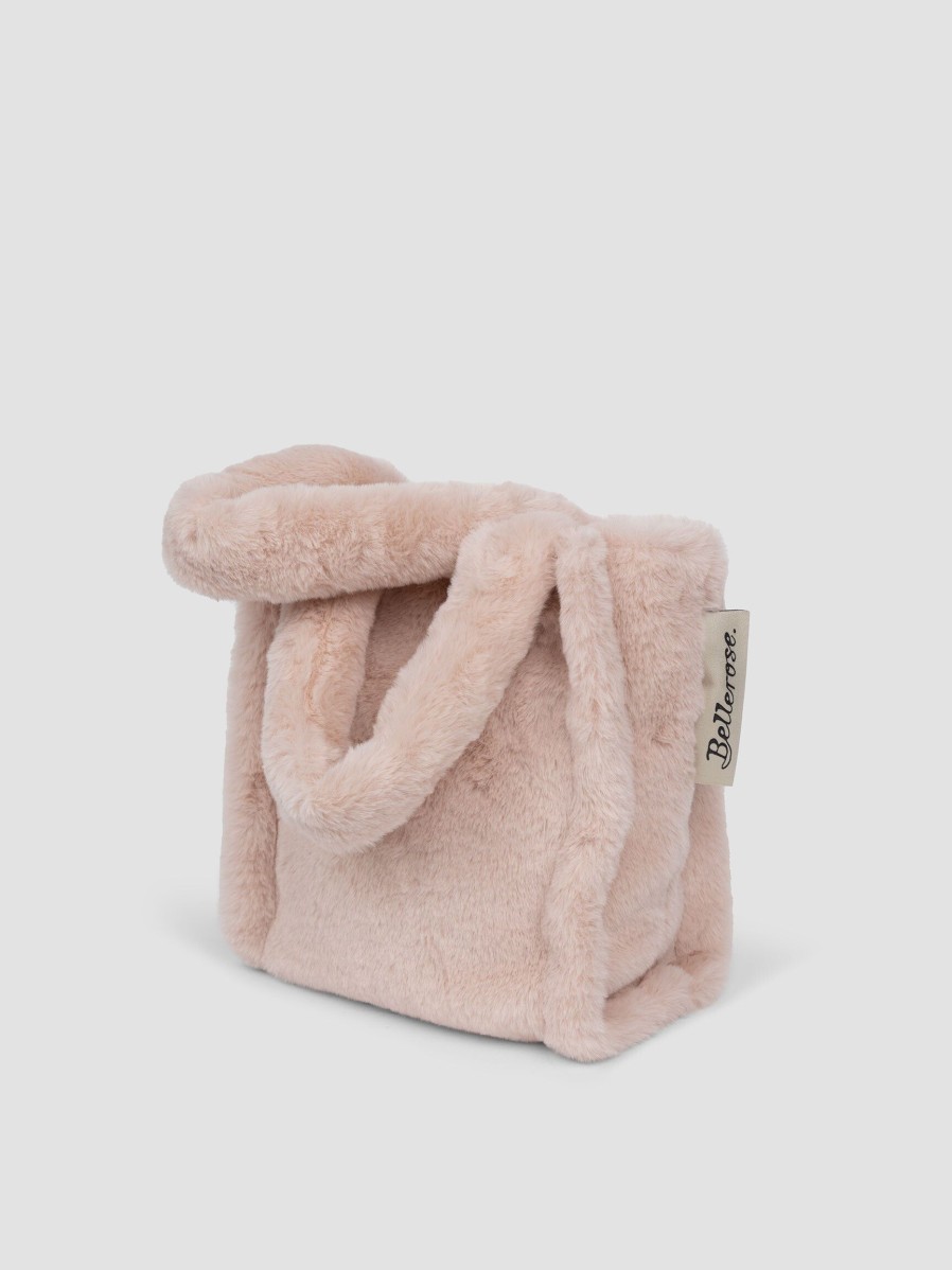 Women Bellerose Bags | Edoux, Fake Fur Handbag Light Pink