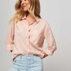 Women Alchemist Tops And Blouses | Molly, Organic Cotton Blouse Light Pink