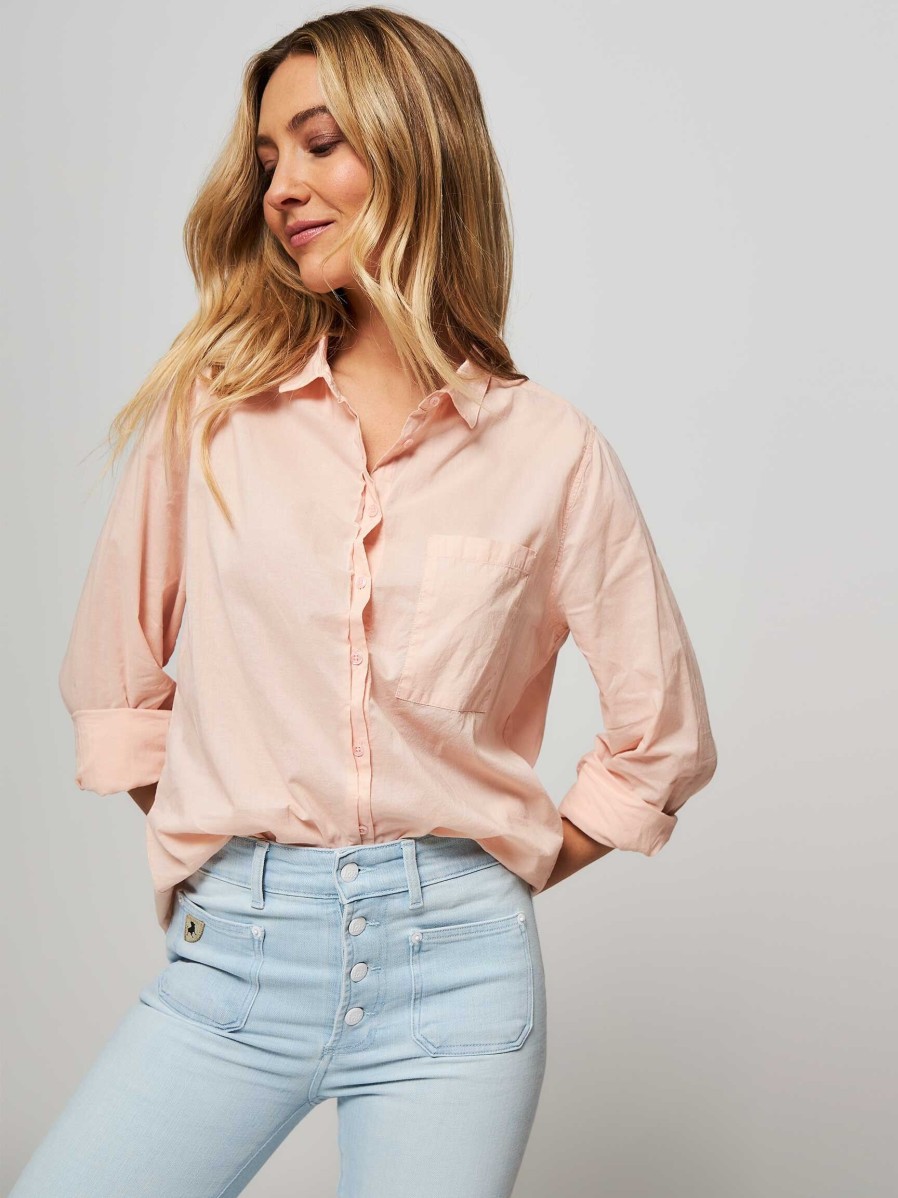 Women Alchemist Tops And Blouses | Molly, Organic Cotton Blouse Light Pink