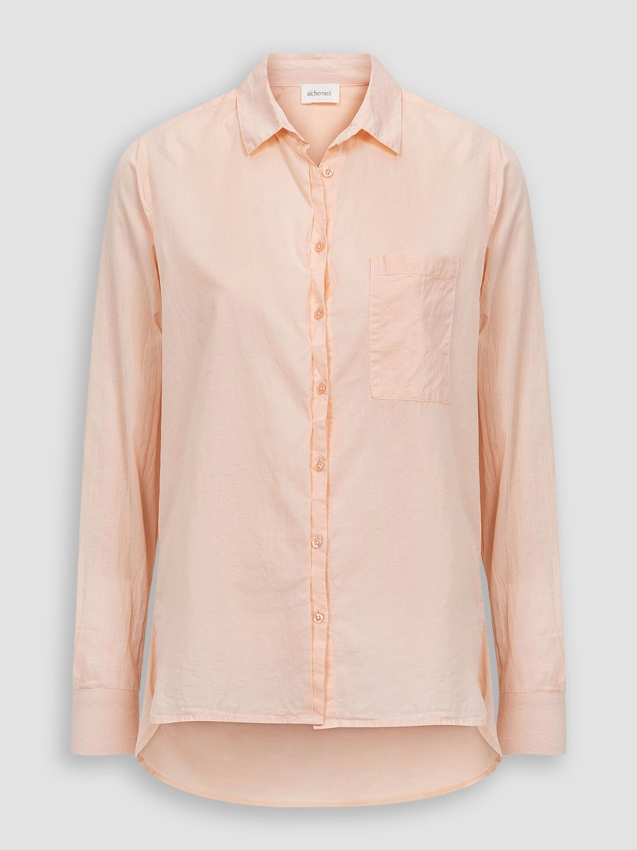 Women Alchemist Tops And Blouses | Molly, Organic Cotton Blouse Light Pink