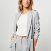 Women Ruby Tuesday Blazers And Jackets | Remi, Viscose Mix Melange Blazer Grey