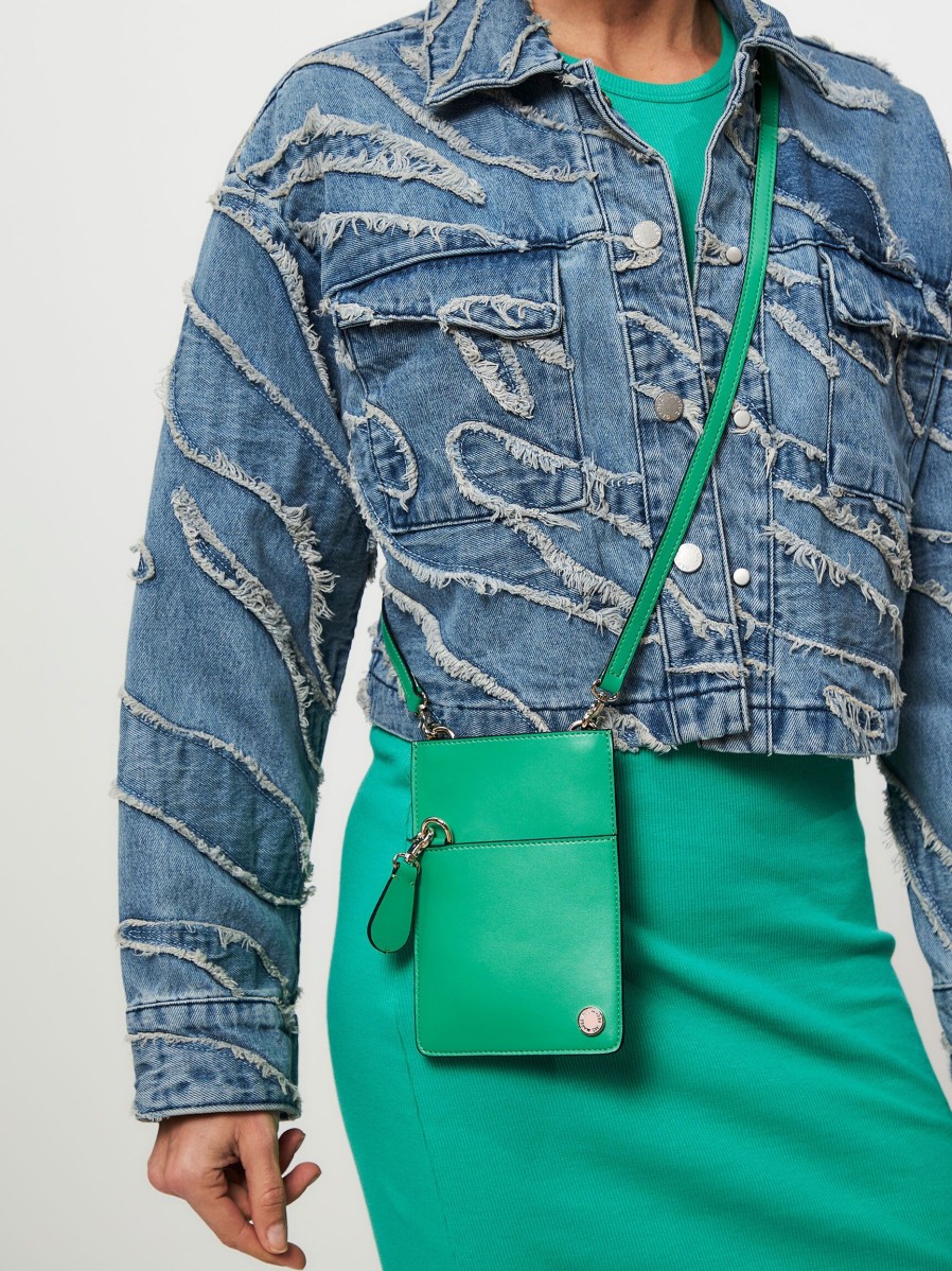 Women Iris Maree Bags | Merry, Hand Made Crossbody Bag Green