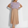 Women By Malene Birger Skirts | Oshin, Viscose A-Line Skirt Sand