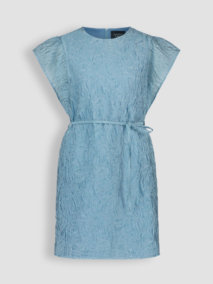 Women Another-Label Dresses And Tunics | Joya, Woven Dress With Structure Blue