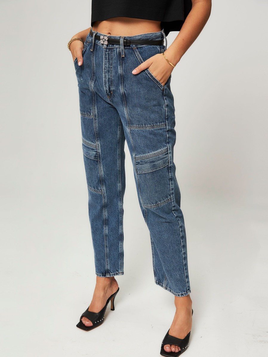 Women Agolde Jeans | Cooper, High Waist Loose Fit Jeans Blue