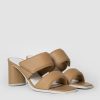 Women Nubikk Sandals | Norah Jones, Leather Mules Brown