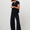 Women Trvl Drss Pants And Jumpsuits | Travel Jersey Palazzo Black