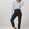 Women Gestuz Jeans | Dena, Mom Fit Jeans Nearly Black