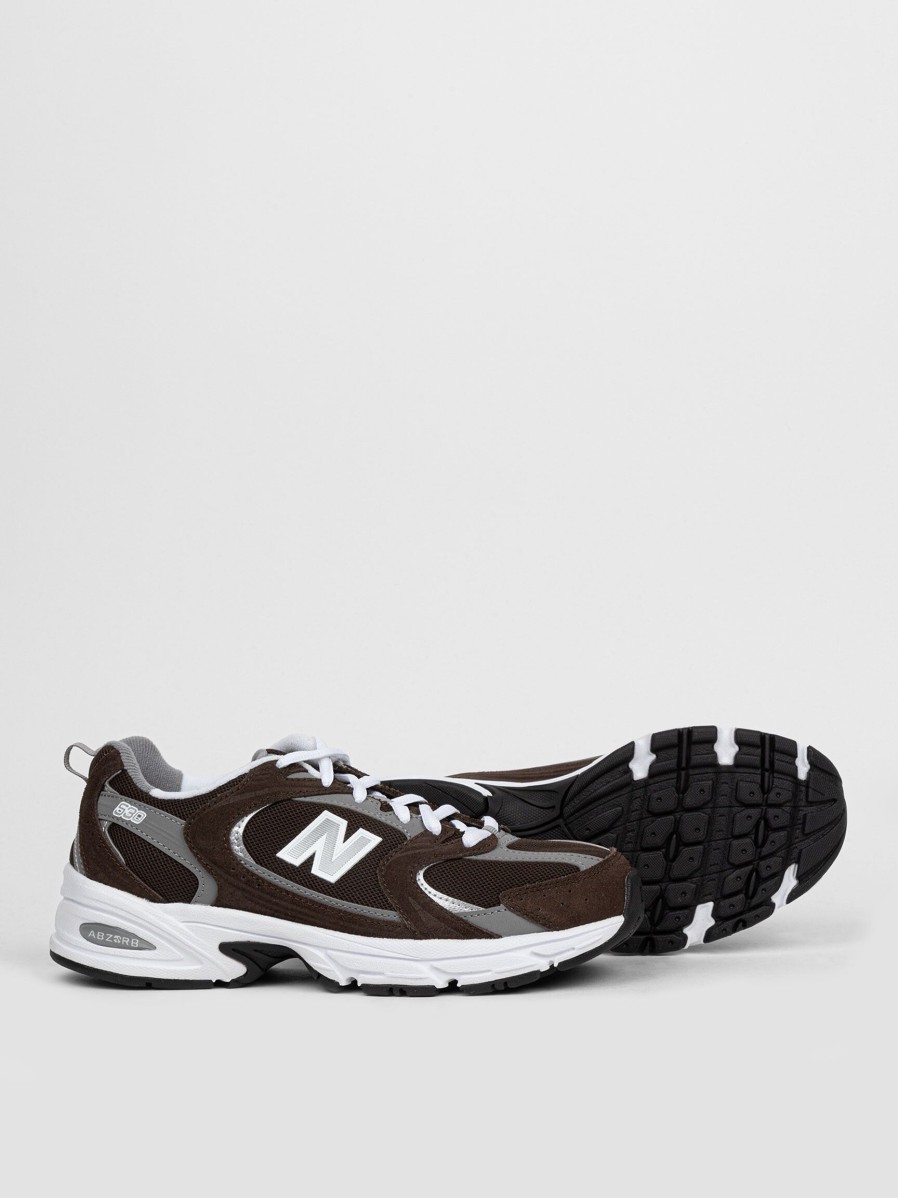 Women New Balance Sneakers | Mr530, Suede Sneakers With Mesh Brown