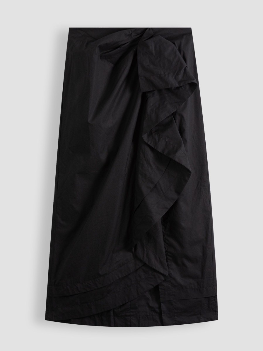 Women Ulla Johnson Skirts | Soraya, Cotton Skirt Black